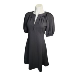 Calvin Klein black puff sleeve dress office, party, special event Size 4